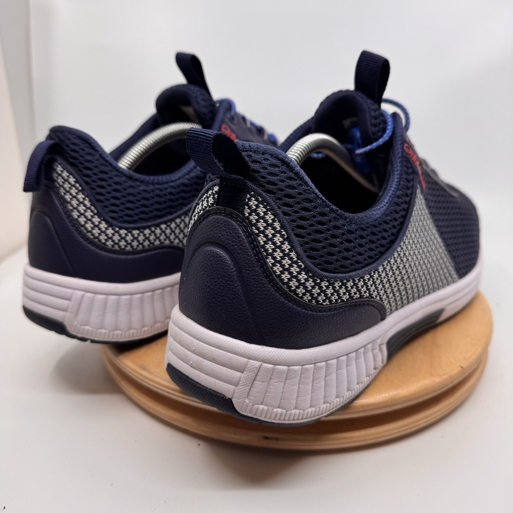 Orthofeet 616 Edgewater Men's 11 2E XX Wide Blue Knit Casual Sneakers shoes - Picture 5 of 8